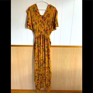 Jumpsuit NWOT gorgeous fall 🌾 colors xs-s comfy!